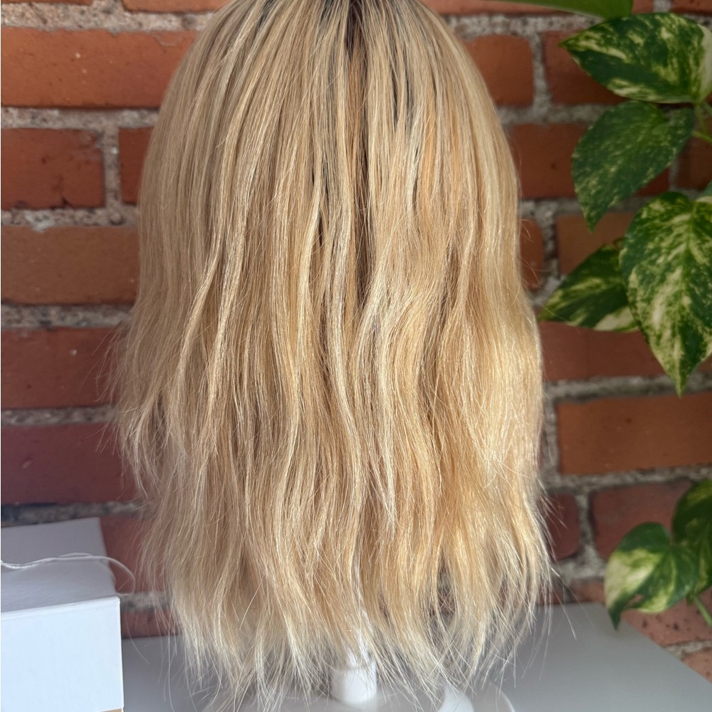 SAVOIR FAIRE Remy Human Hair Wig RAQUEL WELCH HandTied+Lace SS14/88 Golden Wheat - Picture 3 of 12